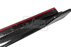 BMW 8 Series M850 840 G16 2018-ON with Aftermarket Parts - Side Skirts Pre-preg Carbon Fiber from Karbel Carbon