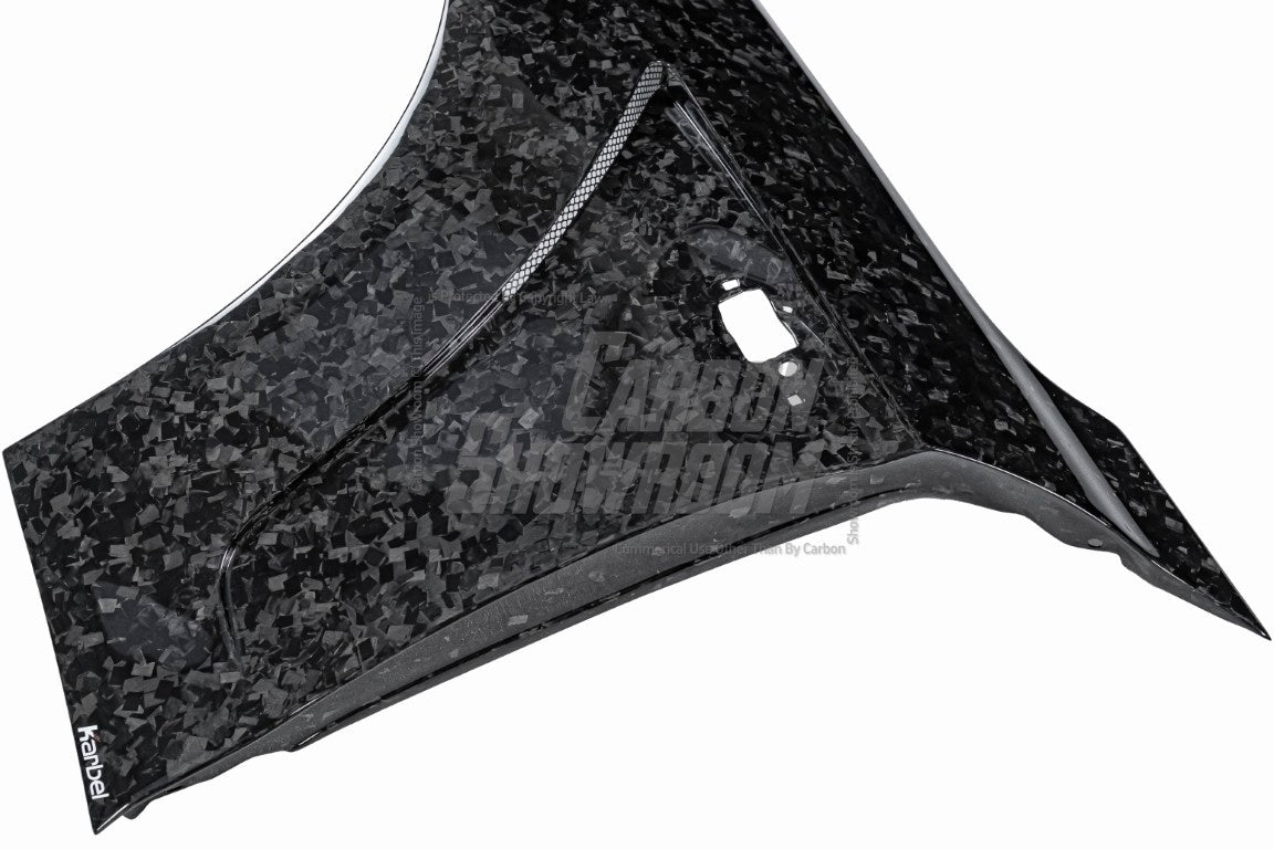 BMW M2 / M2C F87 2016 2017 2018 2019 2020 2021 with Aftermarket Parts - Front Fenders Pre-preg Carbon Fiber from Karbel Carbon