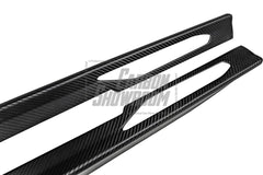BMW I4 M50 / e Drive 40 (with M-package bumper, does not fit base model) G26 2022-ON & 4 Series Gran Coupe M440i 430i (with M-package bumper, does not fit base model) G26 2022-ON with Aftermarket Parts - Side Skirts Pre-preg Carbon Fiber from Karbel Carbon
