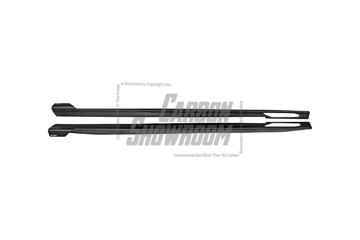 BMW I4 M50 / e Drive 40 (with M-package bumper, does not fit base model) G26 2022-ON & 4 Series Gran Coupe M440i 430i (with M-package bumper, does not fit base model) G26 2022-ON with Aftermarket Parts - Side Skirts Pre-preg Carbon Fiber from Karbel Carbon