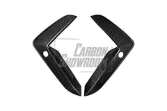 BMW 5 Series M550 540 530 (with M-package bumper, does not fit base model) G30 LCI 2021-ON with Aftermarket Parts - Upper Valences Pre-preg Carbon Fiber from Karbel Carbon