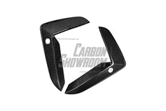 BMW 5 Series M550 540 530 (with M-package bumper, does not fit base model) G30 LCI 2021-ON with Aftermarket Parts - Upper Valences Pre-preg Carbon Fiber from Karbel Carbon