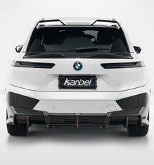 BMW IX xDrive60/50/45 M60 I20 2022-ON with Aftermarket Parts - Rear Diffuser Dry Pre-preg Carbon Fiber from Karbel Carbon