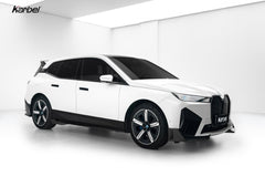 BMW IX xDrive60/50/45 M60 I20 2022-ON with Aftermarket Parts - Front Lip Dry Pre-preg Carbon Fiber from Karbel Carbon