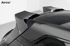 BMW IX xDrive60/50/45 M70/M60 I20 2022-ON with Aftermarket Parts - Rear Roof Spoiler Dry Pre-preg Carbon Fiber from Karbel Carbon