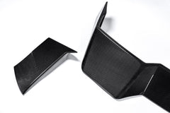 BMW IX xDrive60/50/45 M70/M60 I20 2022-ON with Aftermarket Parts - Rear Roof Spoiler Dry Pre-preg Carbon Fiber from Karbel Carbon