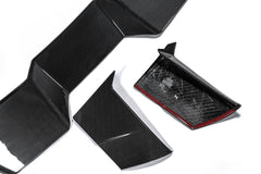 BMW IX xDrive60/50/45 M70/M60 I20 2022-ON with Aftermarket Parts - Rear Roof Spoiler Dry Pre-preg Carbon Fiber from Karbel Carbon
