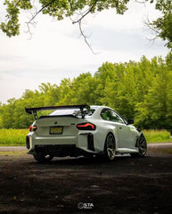 BMW M2 / M2C G87 2023-ON with Aftermarket Parts - Rear Diffuser & Canards Pre-preg Carbon Fiber from Karbel Carbon