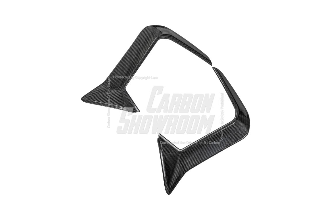 BMW M2 / M2C G87 2023-ON with Aftermarket Parts - Rear Bumper Canards Pre-preg Carbon Fiber from Karbel Carbon