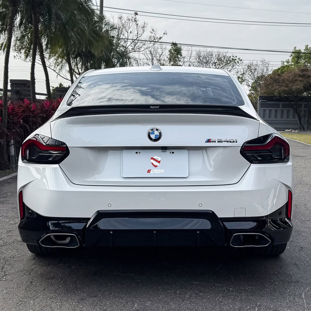 BMW M2/C G87 2023-ON & 2 Series 230i M240i G42 2022-ON with Aftermarket Parts - V1 Rear Spoiler Carbon Fiber from Karbel Carbon