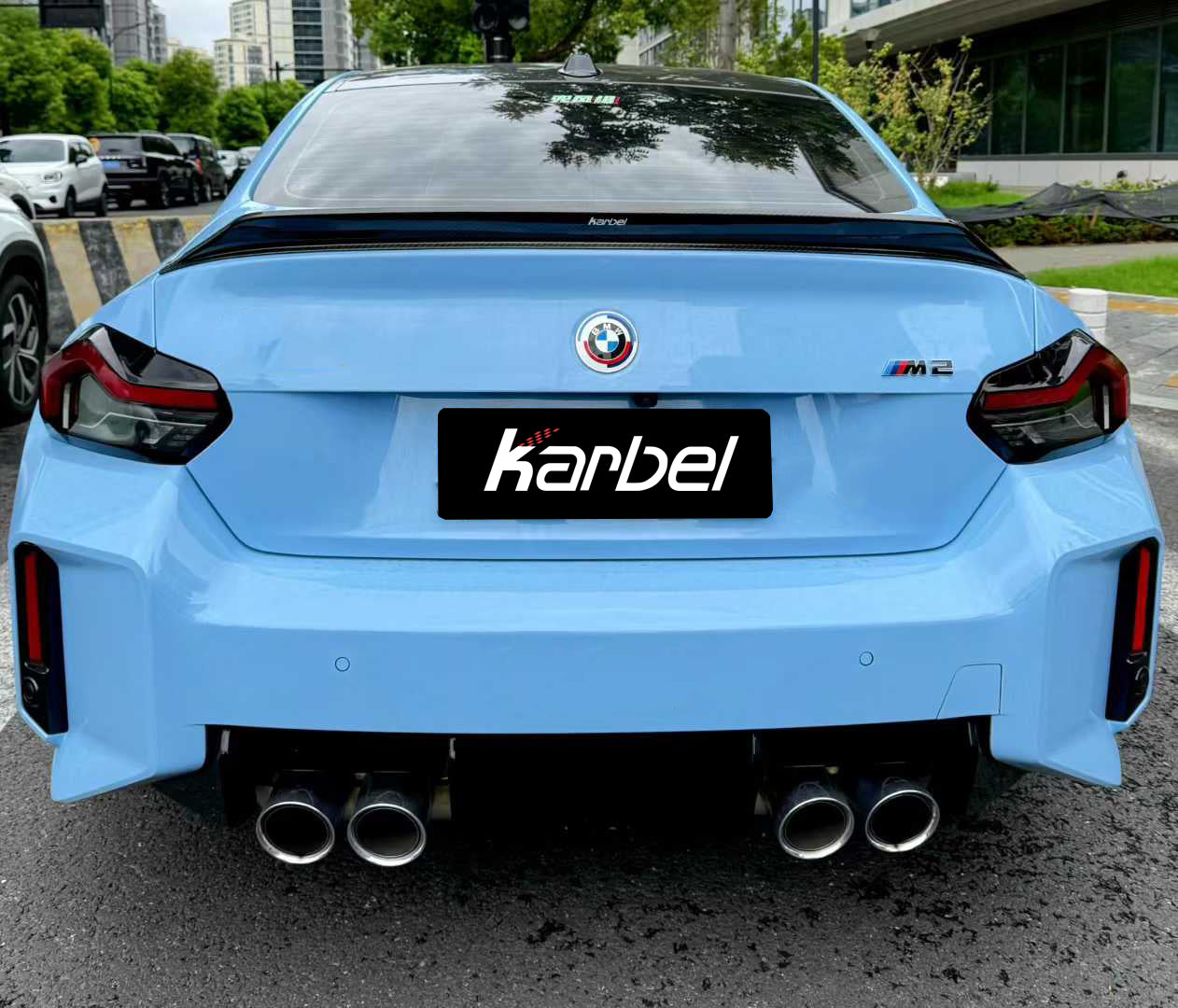 BMW M2/C G87 2023-ON & 2 Series 230i M240i G42 2022-ON with Aftermarket Parts - V1 Rear Spoiler Carbon Fiber from Karbel Carbon