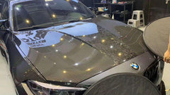 BMW M2 / M2C F87 2016 2017 2018 2019 2020 2021 with Aftermarket Parts - Hood Double-sided Pre-preg Carbon Fiber from Karbel Carbon