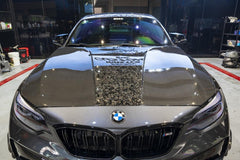 BMW M2 / M2C F87 2016 2017 2018 2019 2020 2021 with Aftermarket Parts - Hood Double-sided Pre-preg Carbon Fiber from Karbel Carbon