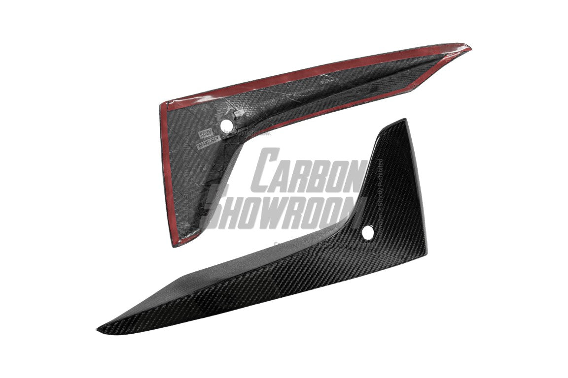 BMW M2/M2C F87 2016 2017 2018 2019 2020 2021 With Aftermarket Parts - Upper Valences Pre-preg Carbon Fiber from Karbel Carbon