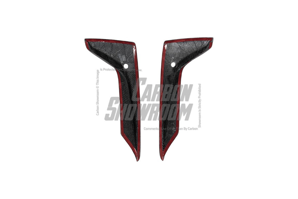 BMW M2/M2C F87 2016 2017 2018 2019 2020 2021 With Aftermarket Parts - Upper Valences Pre-preg Carbon Fiber from Karbel Carbon