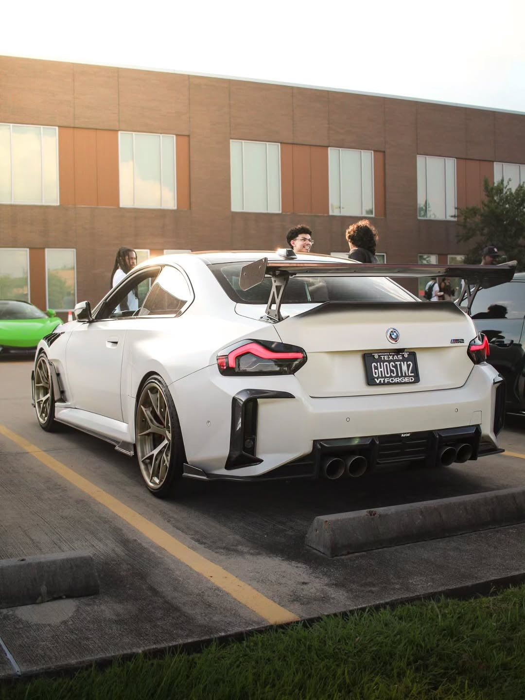 BMW M2 / M2C G87 2023-ON with Aftermarket Parts - Rear Diffuser & Canards Pre-preg Carbon Fiber from Karbel Carbon