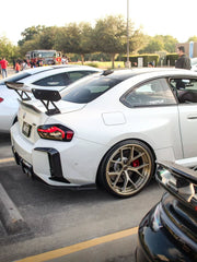 BMW M2 / M2C G87 2023-ON with Aftermarket Parts - Rear Diffuser & Canards Pre-preg Carbon Fiber from Karbel Carbon