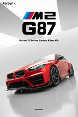 BMW M2 / M2CS G87 2023-ON with Aftermarket Parts - X Front Bumper Dry Pre-preg Carbon Fiber from Karbel Carbon