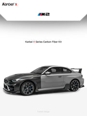 BMW M2 / M2CS G87 2023-ON with Aftermarket Parts - X Front Bumper Dry Pre-preg Carbon Fiber from Karbel Carbon