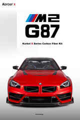 BMW M2 / M2CS G87 2023-ON with Aftermarket Parts - X Front Lip Dry Pre-preg Carbon Fiber from Karbel Carbon