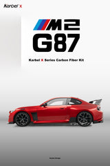 BMW M2 / M2CS G87 2023-ON with Aftermarket Parts - X Side Skirts Dry Pre-preg Carbon Fiber from Karbel Carbon