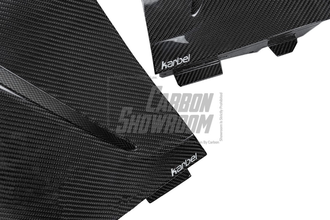 BMW M3 G80 G81 2021-ON with Aftermarket Parts - Front Fenders Pre-preg Carbon Fiber from Karbel Carbon