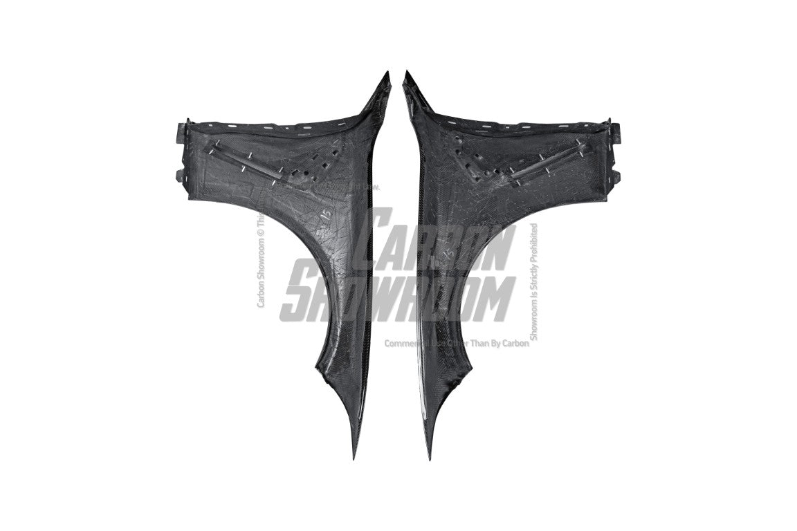 BMW M3 G80 G81 2021-ON with Aftermarket Parts - Front Fenders Pre-preg Carbon Fiber from Karbel Carbon