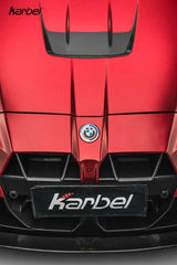 BMW M3 G80 G81 & M4 G82 G83 2021-ON with Aftermarket Parts - X Front Bumper Set Dry Pre-preg Carbon Fiber from Karbel Carbon
