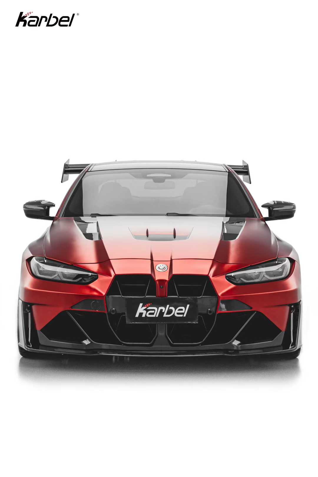 BMW M3 G80 G81 & M4 G82 G83 2021-ON with Aftermarket Parts - X Hood Dry Pre-preg Carbon Fiber from Karbel Carbon