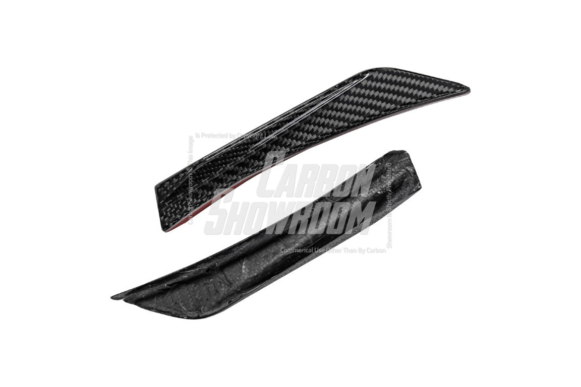 BMW M3 G80 G81 2021-ON & M4 G82 G83 2021-ON With Aftermarket Parts - Front Lip & Upper Lip Trim Replacement Pre-preg Carbon Fiberfrom Karbel Carbon