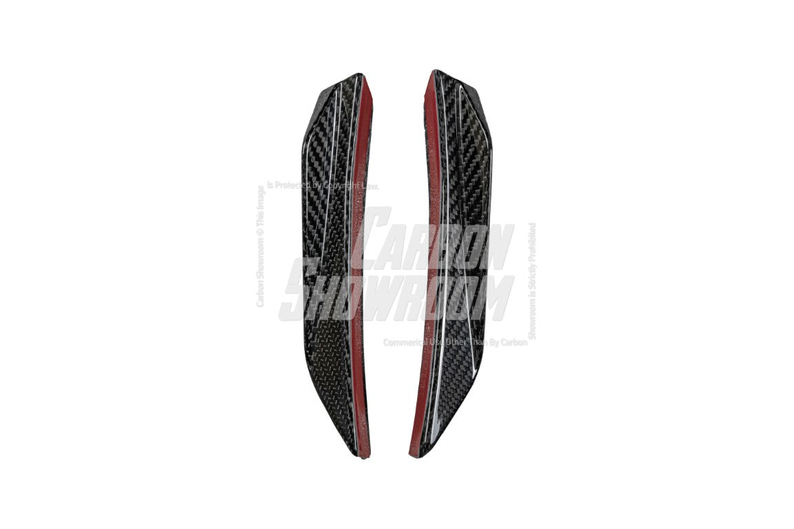 BMW M3 G80 G81 2021-ON & M4 G82 G83 2021-ON With Aftermarket Parts - Front Lip & Upper Lip Trim Replacement Pre-preg Carbon Fiberfrom Karbel Carbon