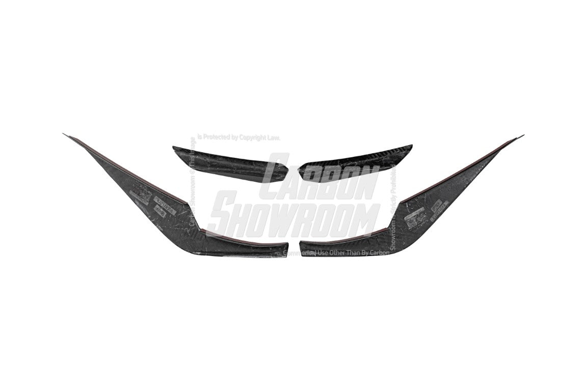 BMW M3 G80 G81 2021-ON & M4 G82 G83 2021-ON With Aftermarket Parts - Front Lip & Upper Lip Trim Replacement Pre-preg Carbon Fiberfrom Karbel Carbon