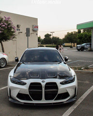 Karbel Carbon Dry Carbon Fiber Hood Bonnet & Front Bumper Nose Cover For BMW M3 G80 M4 G82 G83 2021-ON - Performance SpeedShop