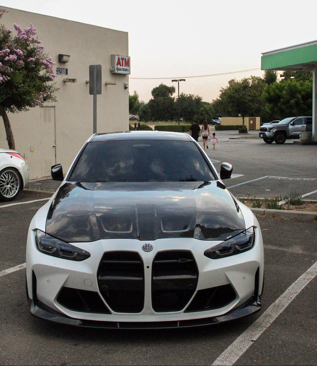 Karbel Carbon Dry Carbon Fiber Hood Bonnet & Front Bumper Nose Cover For BMW M3 G80 M4 G82 G83 2021-ON - Performance SpeedShop