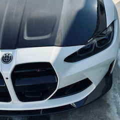 Karbel Carbon Dry Carbon Fiber Hood Bonnet & Front Bumper Nose Cover For BMW M3 G80 M4 G82 G83 2021-ON - Performance SpeedShop
