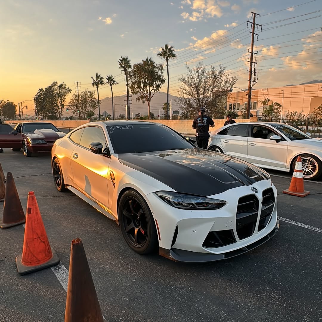 Karbel Carbon Dry Carbon Fiber Hood Bonnet & Front Bumper Nose Cover For BMW M3 G80 M4 G82 G83 2021-ON - Performance SpeedShop