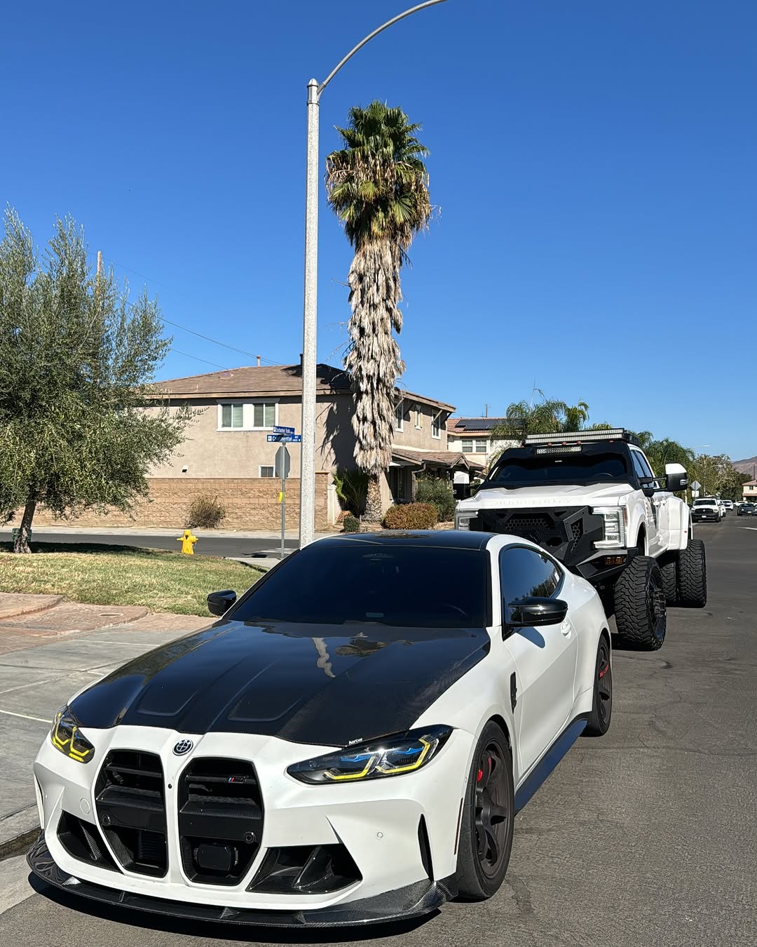 Karbel Carbon Dry Carbon Fiber Hood Bonnet & Front Bumper Nose Cover For BMW M3 G80 M4 G82 G83 2021-ON - Performance SpeedShop