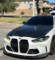 Karbel Carbon Nose Cover for BMW M3 G80 G81 & M4 G82 G83 2021-ON Dry Pre-preg Carbon Fiber