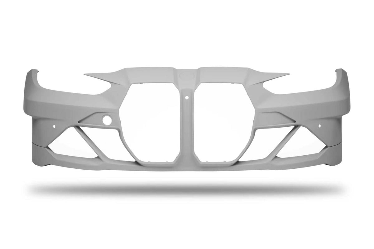 BMW M3 G80 G81 & M4 G82 G83 2021-ON with Aftermarket Parts - X Front Bumper PP Polypropylene&nbsp;from Karbel Carbon