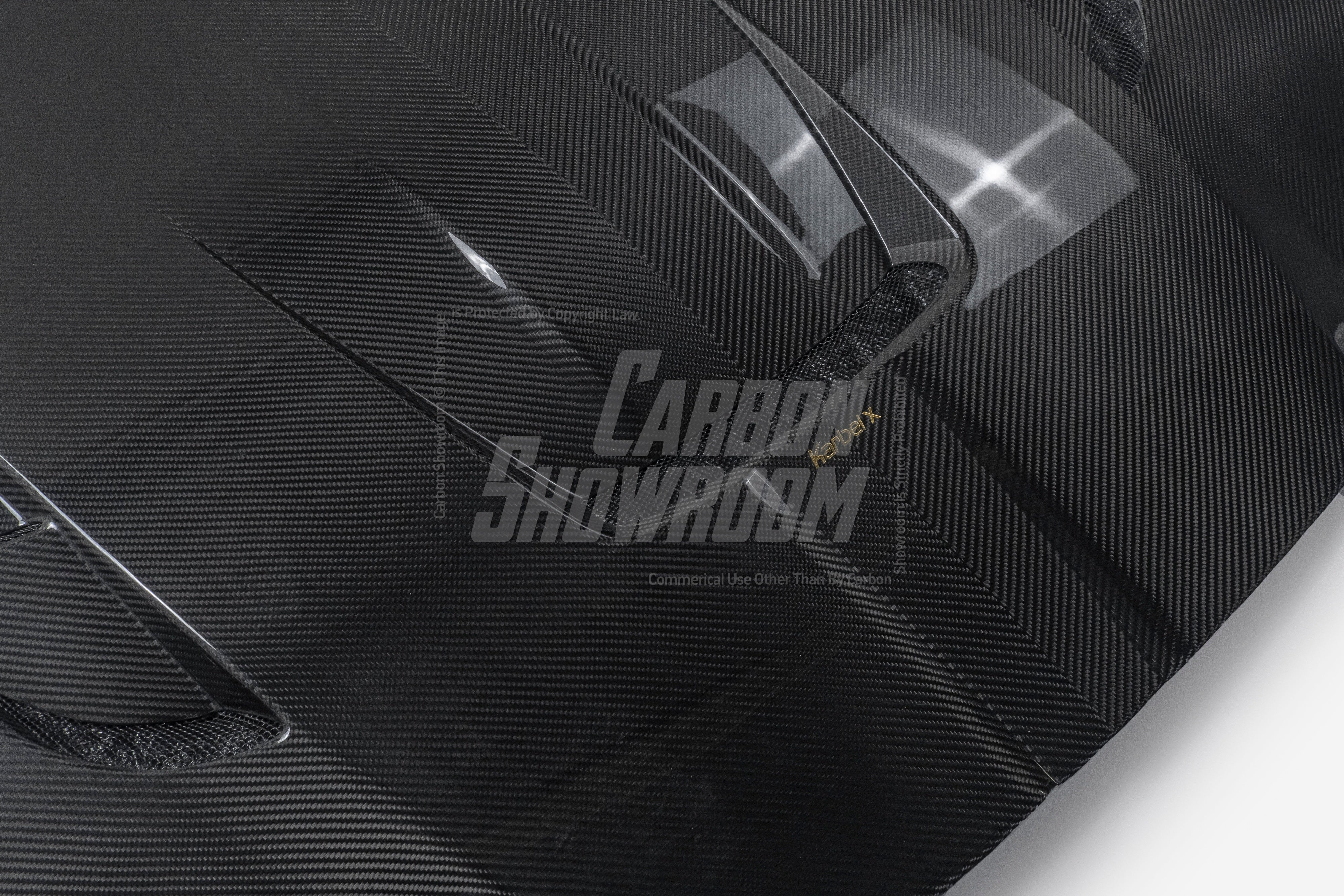 BMW M3 G80 G81 & M4 G82 G83 2021-ON with Aftermarket Parts - X Hood Dry Pre-preg Carbon Fiber from Karbel Carbon