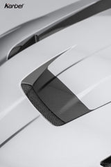 BMW M3 G80 G81 & M4 G82 G83 2021-ON with Aftermarket Parts - X Hood Dry Pre-preg Carbon Fiber from Karbel Carbon