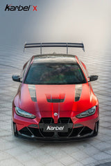 BMW M3 G80 G81 & M4 G82 G83 2021-ON with Aftermarket Parts - X Mirror Caps Dry Pre-preg Carbon Fiber from Karbel Carbon
