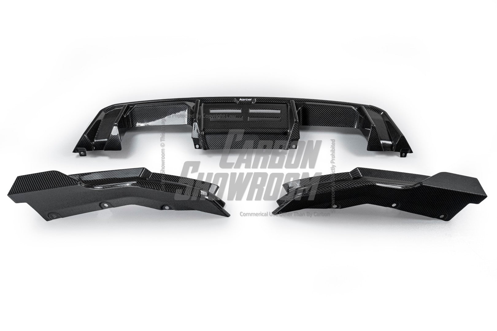 BMW M4 G82 / G83 2021-ON with Aftermarket Parts - Rear Diffuser & Canards Carbon Fiber from Karbel Carbon