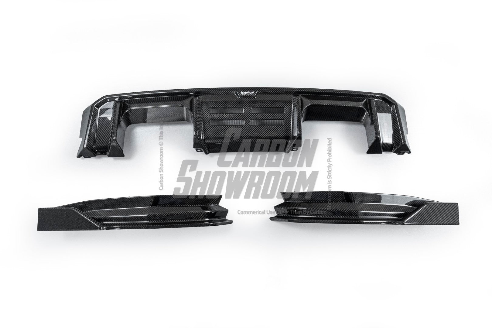 BMW M4 G82 / G83 2021-ON with Aftermarket Parts - Rear Diffuser & Canards Carbon Fiber from Karbel Carbon