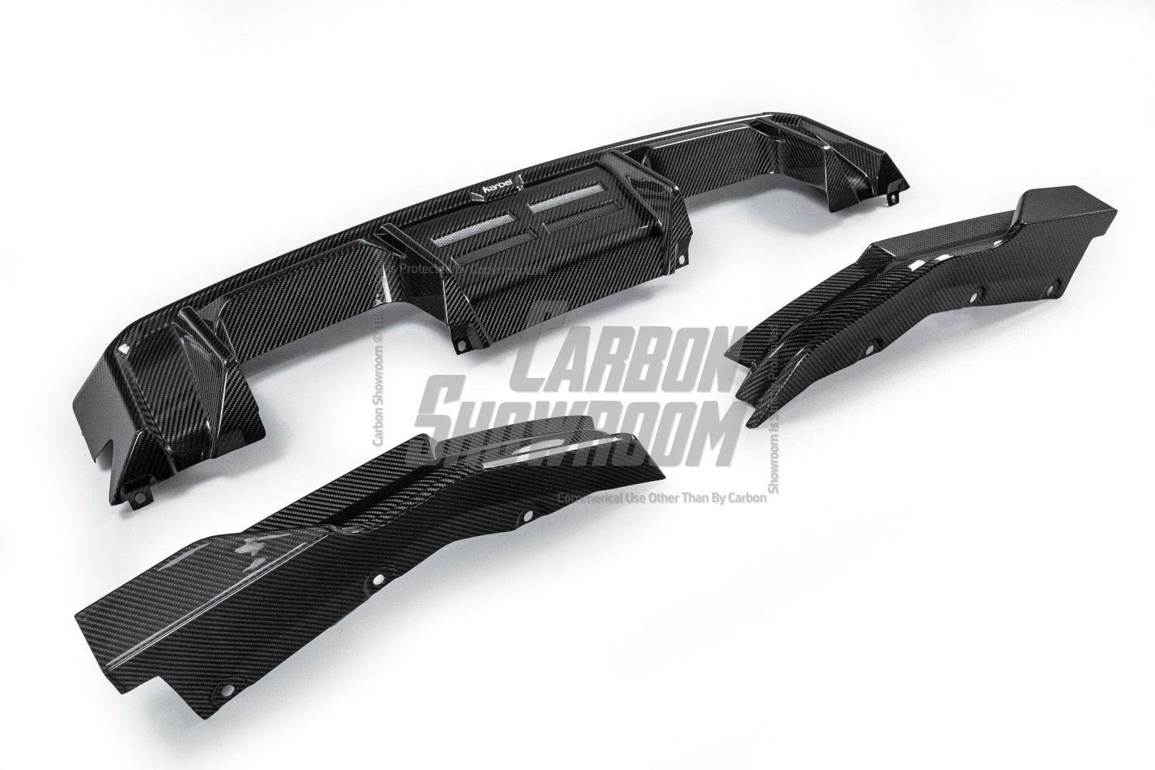 BMW M4 G82 / G83 2021-ON with Aftermarket Parts - Rear Diffuser & Canards Carbon Fiber from Karbel Carbon