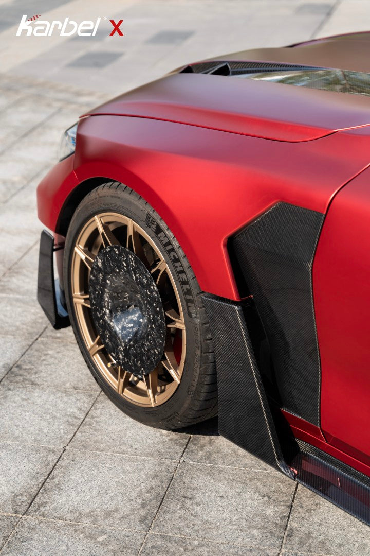 BMW M4 G82 G83 2021-ON with Aftermarket Parts - X Aero Discs Dry Pre-preg Carbon Fiber from Karbel Carbon