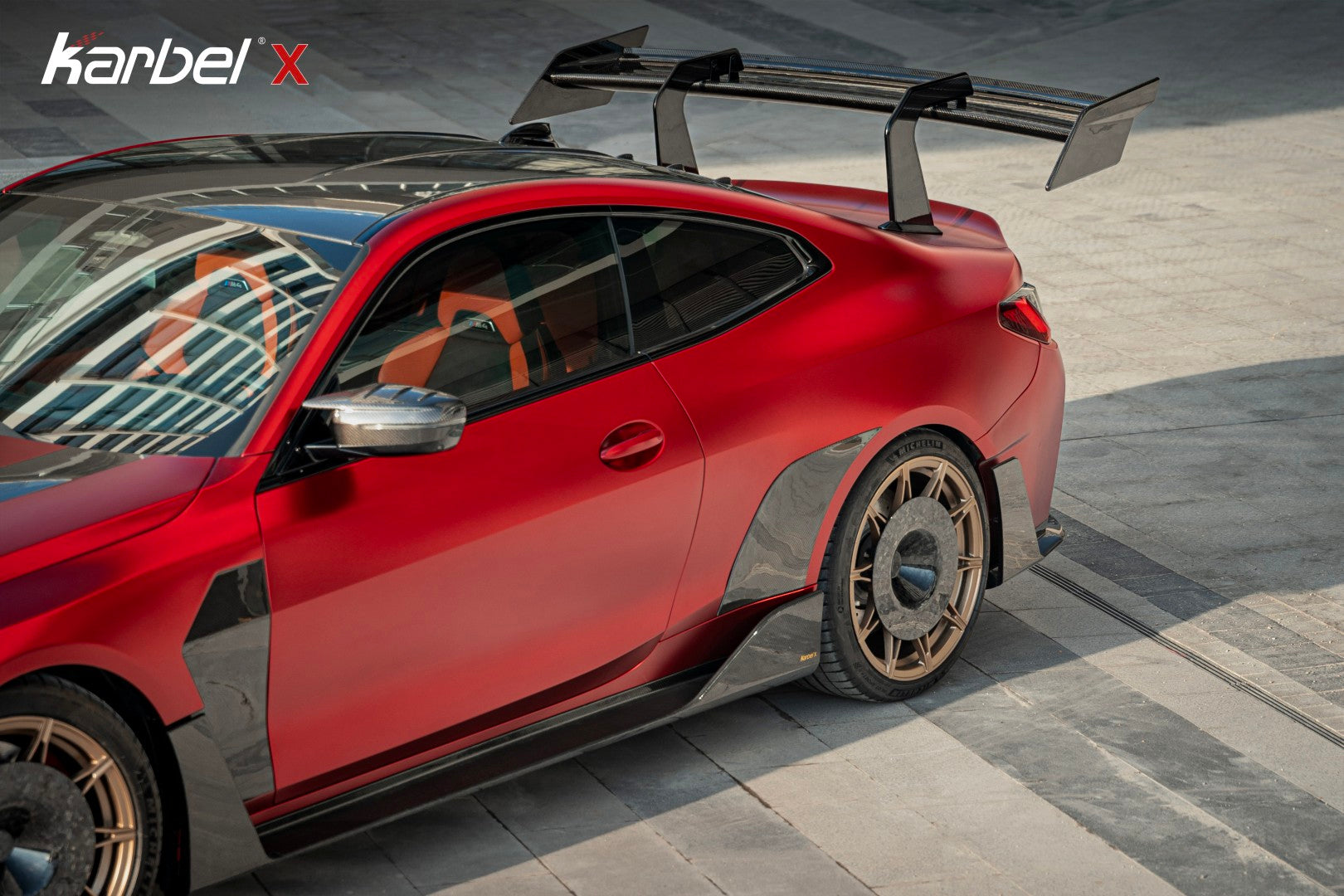 BMW M4 G82 G83 2021-ON with Aftermarket Parts - X Aero Discs Dry Pre-preg Carbon Fiber from Karbel Carbon