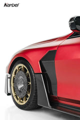 BMW M4 G82 G83 2021-ON with Aftermarket Parts - X Front Fenders Dry Pre-preg Carbon Fiber from Karbel Carbon
