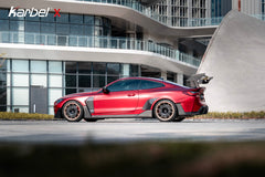 BMW M4 G82 G83 2021-ON with Aftermarket Parts - X Front Fenders Dry Pre-preg Carbon Fiber from Karbel Carbon