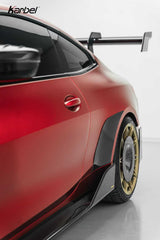 BMW M4 G82 G83 2021-ON with Aftermarket Parts - X Side Skirts Dry Pre-preg Carbon Fiber from Karbel Carbon